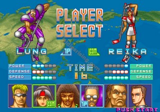 une photo d'Ã©cran de Slap Shot sur Arcade
